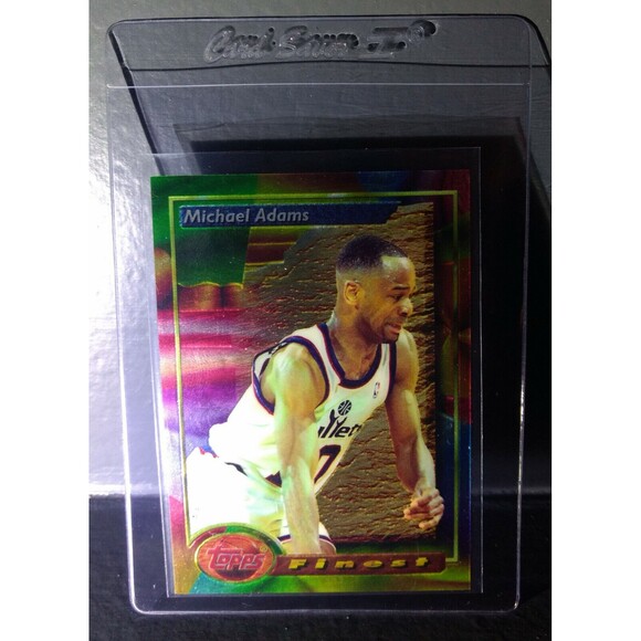 1993-94 Topps Finest Michael Adams #56 Basketball Card - Picture 1 of 2